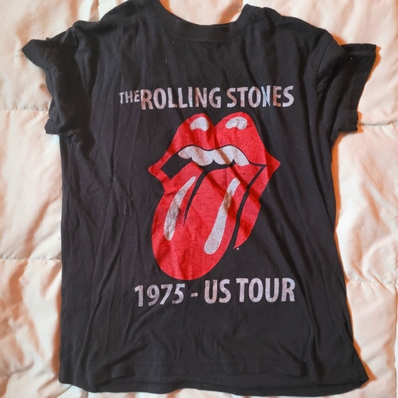 Brandy Melville Tops - $10 off $60 ⭐️ Rolling stones 1975 U.S tour shirt